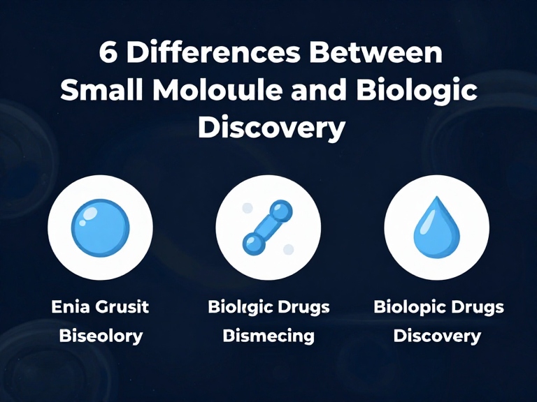 6 Differences Between Small Molecule and Biologic Drug Discovery